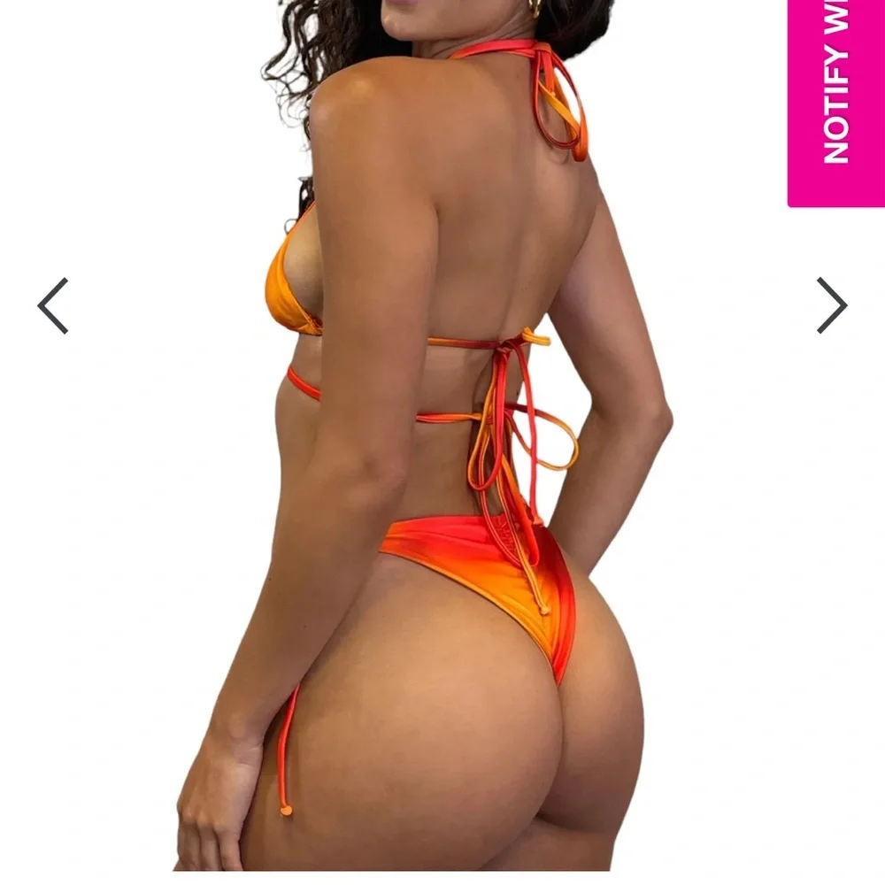 Berry Beachy Sunset Ring Bikini Set - Picture 4 of 9